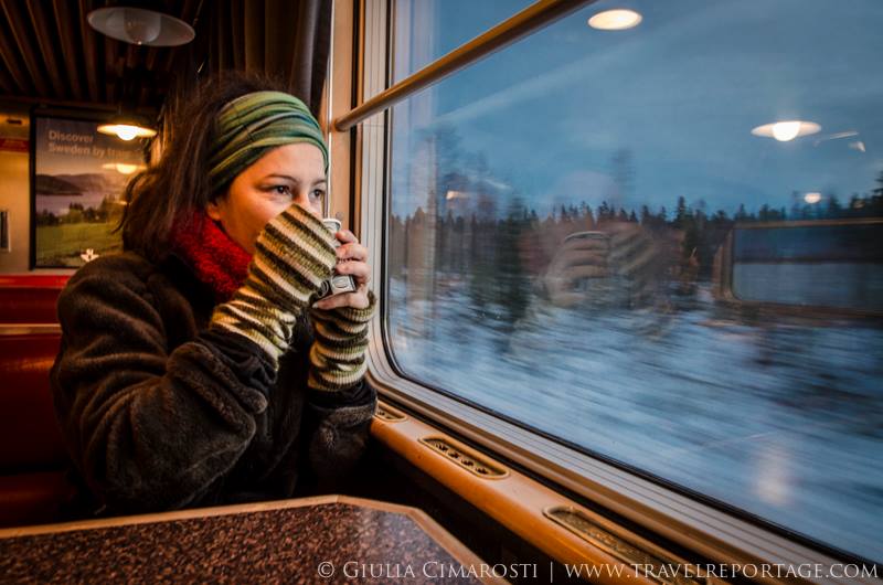 Viaggiare in treno in Lapponia